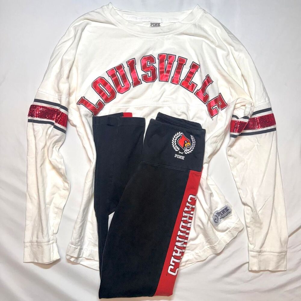 Victoria's Secret PINK University of Louisville Cardinals Matching Game Day Set